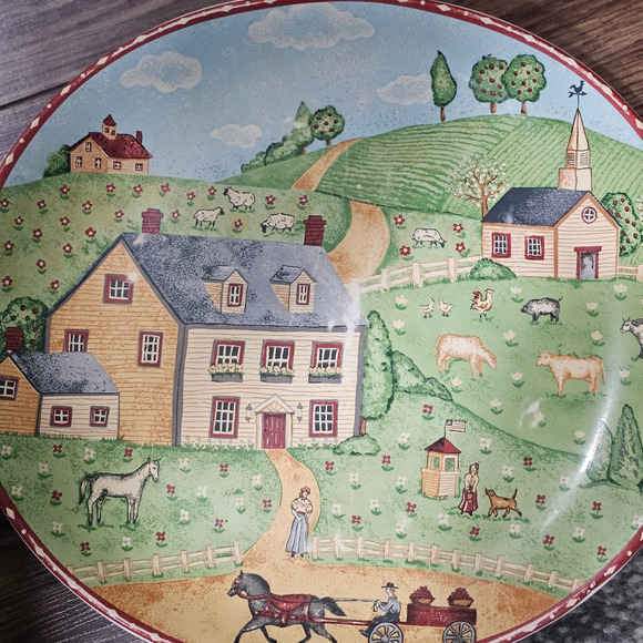 Sango Green Acres 4873 Platter Set of 4  (11‎ 1/2 in.) - Picture 2 of 9